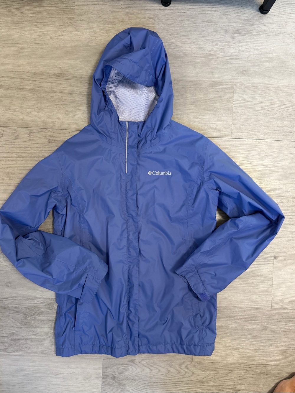 Columbia Kids Arcadia Waterproof Rain Jacket Blue Youth Large L (14/16)